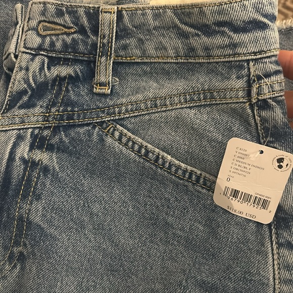 NWT We The Free Come As You Are Denim Maxi Skirt Size 0 - Picture 7 of 7